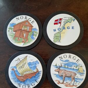 4 sous-verres Norvège