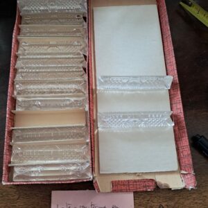 Porte couteaux cristal de Bohème