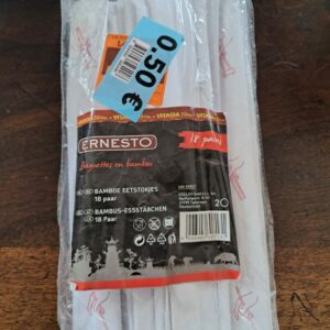 18 paires de baguettes bambou