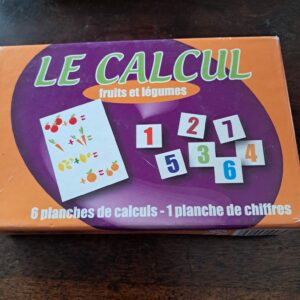 Planches de calcul fruits et légumes