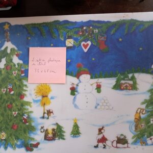 2 sets de table Noël