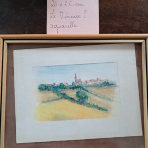 aquarelle 1 Aquarelle campagne