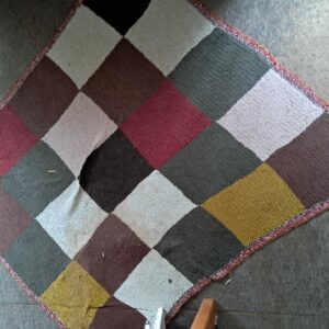 Tapis patchwork laine
