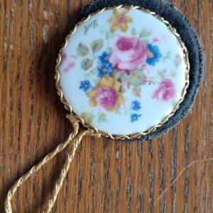 miroir main 1 Miroir à main, porcelaine de Limoges