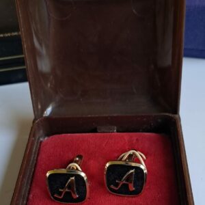 boutons manchette A Boutons de manchette plaqués or