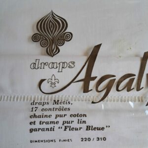 Drap coton trame pur lin