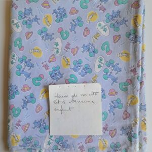 Housse de couette pour lit à barreaux