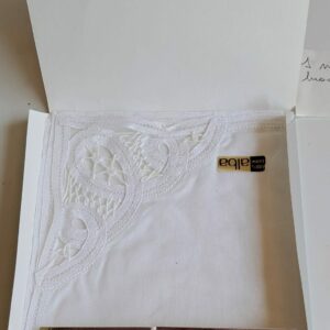 Mouchoir dentelle incrustée