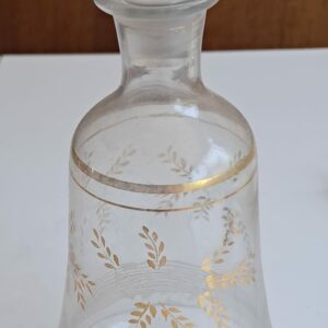 Carafe à liqueur verre décoré