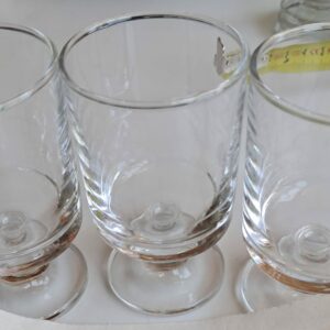 3 verres à apéritif