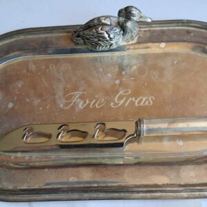 Plat à foie gras + couteau