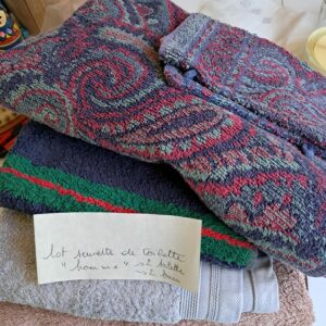 Lot de serviettes "homme"