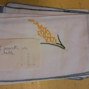 serviettes de table 6 serviettes de table