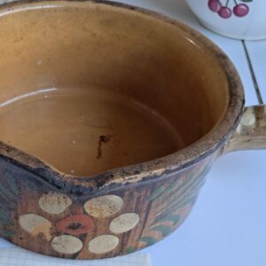 Casserole terre vernie