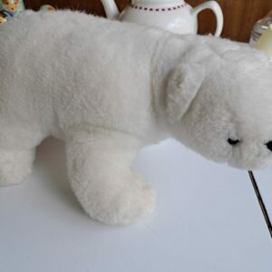 Peluche ours blanc 2
