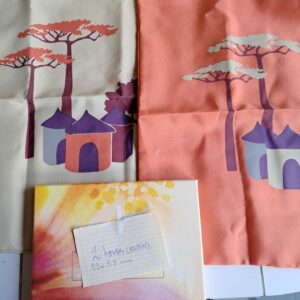 2 housses de coussins